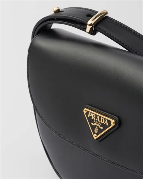 prada arcade bag|Prada arque leather bag.